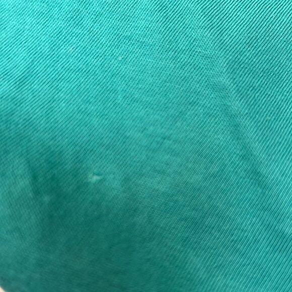 J. Crew Factory Green tiered knit jersey dress size xs NWOT- Repaired - Picture 9 of 9